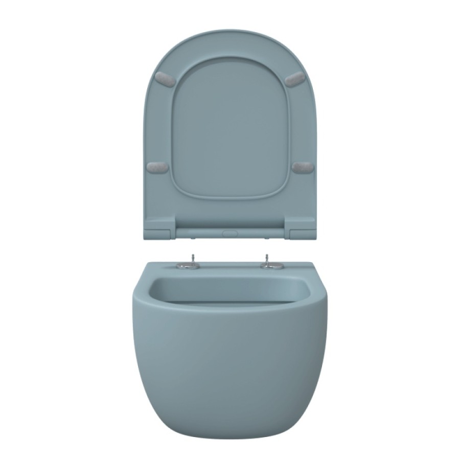 EGO XL, матовый голубой, микролифт, быстросъёмное