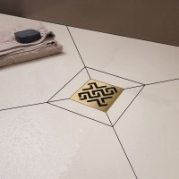 Душевой трап Berges ZENTRUM Antik 150х150