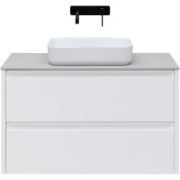 Тумба под раковину Allen Brau Fantasy 1.11003.WM 2.0, 100 см, подвесная, белый матовый