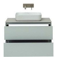 Тумба под раковину Allen Brau Infinity 1.21001.PWM, 85 см, подвесная, папирус матовый