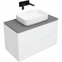 Тумба под раковину Allen Brau Infinity 1.21001.WM, 85 см, подвесная, белый матовый