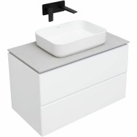 Тумба под раковину Allen Brau Infinity 1.21001.WM, 85 см, подвесная, белый матовый
