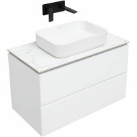 Тумба под раковину Allen Brau Infinity 1.21001.WM, 85 см, подвесная, белый матовый