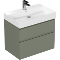 Тумба под раковину Allen Brau Infinity 1.210025.CGM, 70 см, подвесная, олива матовый