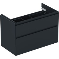Тумба под раковину Allen Brau Infinity 1.210026.AM, 85 см, подвесная, антрацит матовый