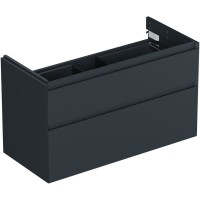 Тумба под раковину Allen Brau Infinity 1.210027.AM, 100 см, подвесная, антрацит матовый