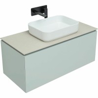 Тумба под раковину Allen Brau Infinity 1.21004.PWM, 100 см, подвесная, папирус матовый