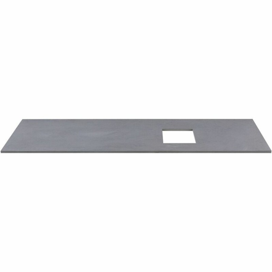 Столешница Allen Brau Infinity 1.21014.G, 120 х 46 см, керамогранит, правая, графит