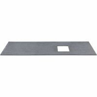 Столешница Allen Brau Infinity 1.21014.GR-S, 120 х 46 см, керамогранит, правая, графит структ