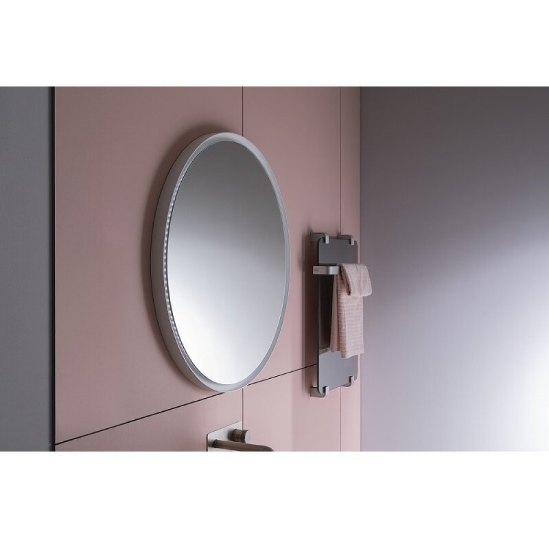 Зеркало Allen Brau Infinity 1.21017.WT, 80 см, с LED-подсветкой, с сенсорным выключателем, белый