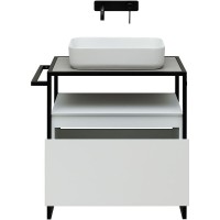 Тумба под раковину Allen Brau Priority 1.31001.WM, 70 см, напольная, белый матовый