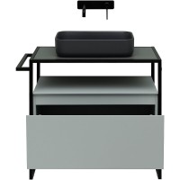 Тумба под раковину Allen Brau Priority 1.31002.PWM, 80 см, напольная, папирус матовый