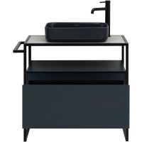 Тумба под раковину Allen Brau Priority 1.31002.AM, 80 см, напольная, антрацит матовый
