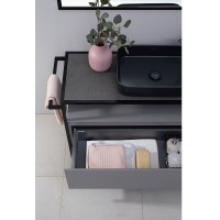 Полотенцедержатель для тумб Allen Brau Priority 1.31007.BB, черный браш