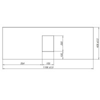 Столешница Allen Brau Priority 1.31012.DG-S, 115.8 х 40.8 см, керамогранит, пепел структ