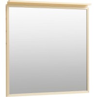 Зеркало Allen Brau Priority 1.31015.03, 80 см, с LED-подсветкой, латунь браш