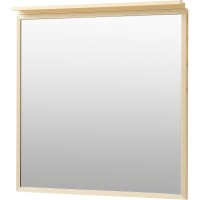 Зеркало Allen Brau Priority 1.31015.03, 80 см, с LED-подсветкой, латунь браш