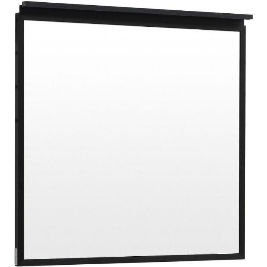 Зеркало Allen Brau Priority 1.31015.BB, 80 см, с LED-подсветкой, черный браш