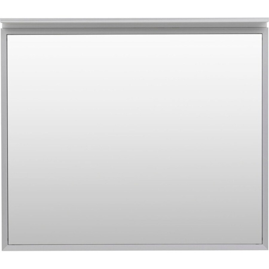 Зеркало Allen Brau Priority 1.31016.02, 90 см, с LED-подсветкой, серебро браш