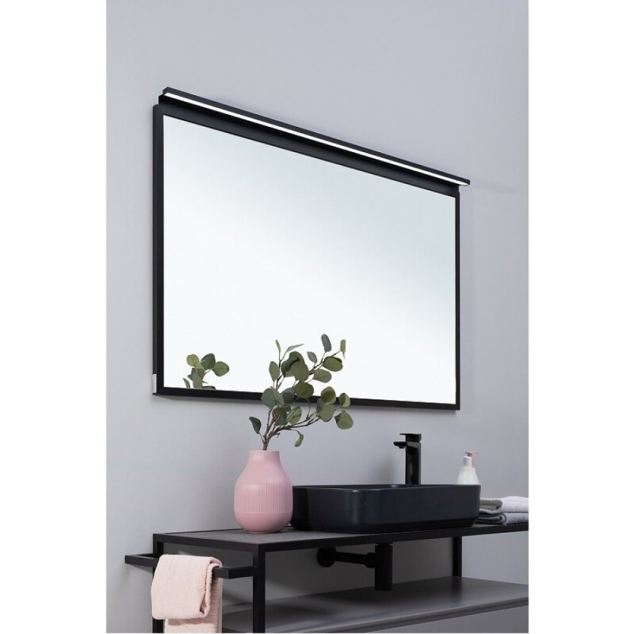 Зеркало Allen Brau Priority 1.31017.BB, 100 см, с LED-подсветкой, черный браш