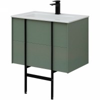Тумба под раковину Allen Brau Reality 1.32004.CGM, 70 см, подвесная, олива матовый