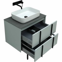 Тумба под раковину Allen Brau Reality 1.32004.PWM, 70 см, подвесная, папирус матовый