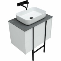 Тумба под раковину Allen Brau Reality 1.32004.WM, 70 см, подвесная, белый матовый