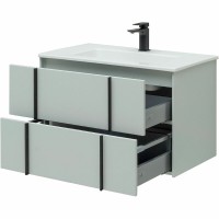 Тумба под раковину Allen Brau Reality 1.32005.PWM, 80 см, подвесная, папирус матовый