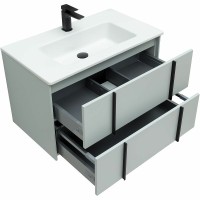 Тумба под раковину Allen Brau Reality 1.32005.PWM, 80 см, подвесная, папирус матовый