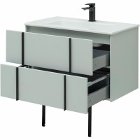 Тумба под раковину Allen Brau Reality 1.32005.PWM, 80 см, подвесная, папирус матовый