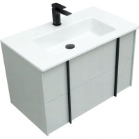 Тумба под раковину Allen Brau Reality 1.32005.PWM, 80 см, подвесная, папирус матовый