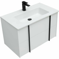 Тумба под раковину Allen Brau Reality 1.32005.WM, 80 см, подвесная, белый матовый