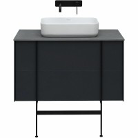 Тумба под раковину Allen Brau Reality 1.32006.AM, 90 см, подвесная, антрацит матовый