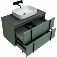 Тумба под раковину Allen Brau Reality 1.32006.CGM, 90 см, подвесная, олива матовый