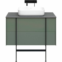 Тумба под раковину Allen Brau Reality 1.32006.CGM, 90 см, подвесная, олива матовый