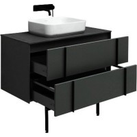 Тумба под раковину Allen Brau Reality 1.32008.AM, 120 см, подвесная, антрацит матовый