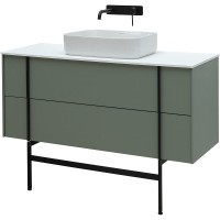 Тумба под раковину Allen Brau Reality 1.32008.CGM, 120 см, подвесная, олива матовая