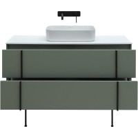 Тумба под раковину Allen Brau Reality 1.32008.CGM, 120 см, подвесная, олива матовая