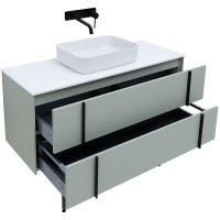 Тумба под раковину Allen Brau Reality 1.32008.PWM, 120 см, подвесная, папирус матовый