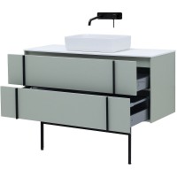 Тумба под раковину Allen Brau Reality 1.32008.PWM, 120 см, подвесная, папирус матовый