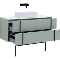 Тумба под раковину Allen Brau Reality 1.32008.PWM, 120 см, подвесная, папирус матовый