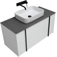 Тумба под раковину Allen Brau Reality 1.32008.WM, 120 см, подвесная, белый матовый