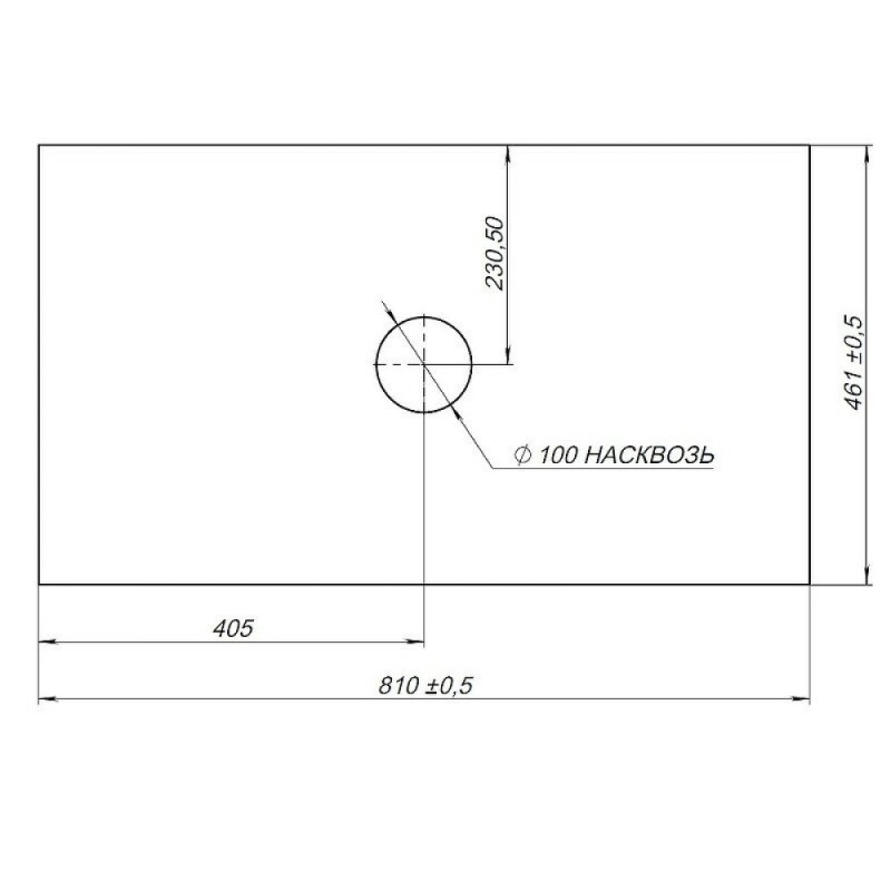 Столешница Allen Brau Reality 1.32023.B-S, 81 х 46.1 см, керамогранит, бежевый структ
