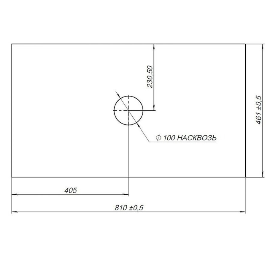 Столешница Allen Brau Reality 1.32023.B-S, 81 х 46.1 см, керамогранит, бежевый структ