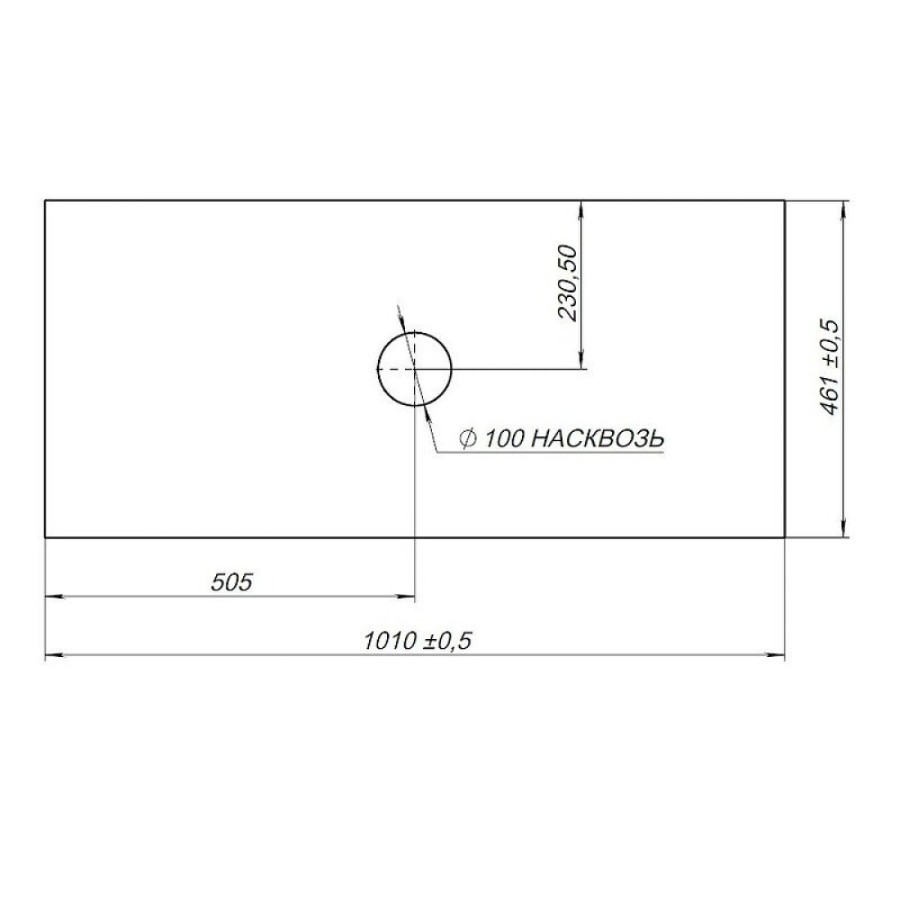 Столешница Allen Brau Reality 1.32025.GR-S, 101 х 46.1 см, керамогранит, графит структ