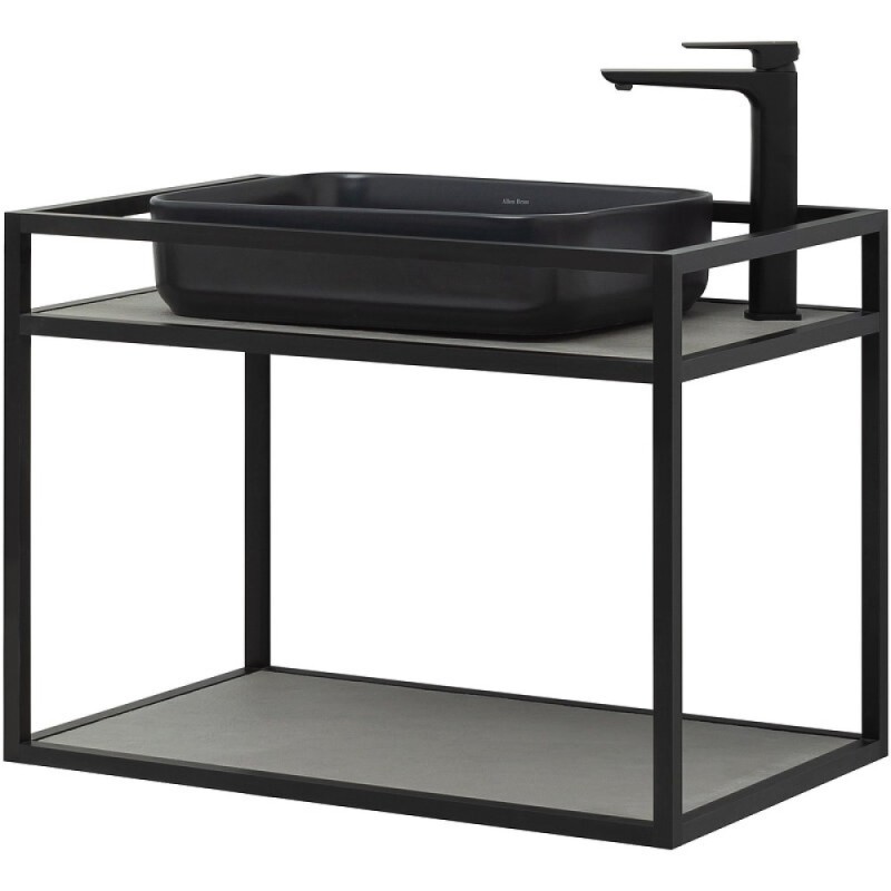 Консоль под раковину Allen Brau Liberty 1.33001.BB, 75 см, черный браш