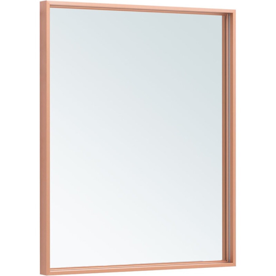 Зеркало Allen Brau Liberty 1.330013.60, 70 см, с LED-подсветкой, с сенсорным выключателем, медь браш