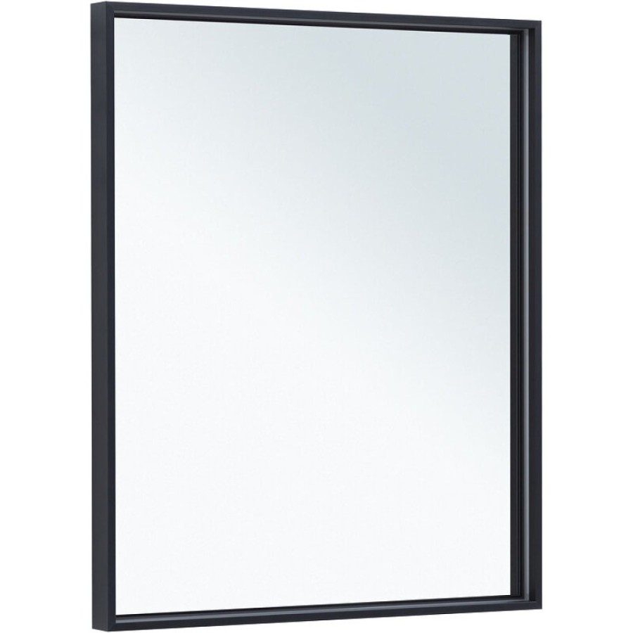 Зеркало Allen Brau Liberty 1.330013.BB, 70 см, с LED-подсветкой, с сенсорным выключателем, черный браш