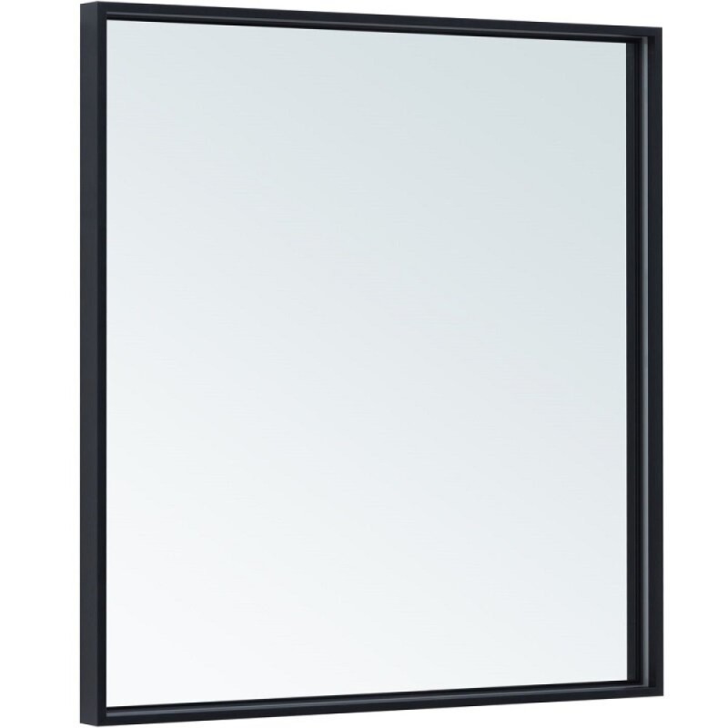 Зеркало Allen Brau Liberty 1.330014.BB, 80 см, с LED-подсветкой, с сенсорным выключателем, черный браш