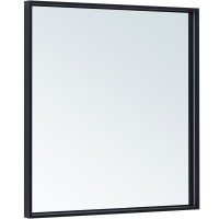 Зеркало Allen Brau Liberty 1.330014.BB, 80 см, с LED-подсветкой, с сенсорным выключателем, черный браш